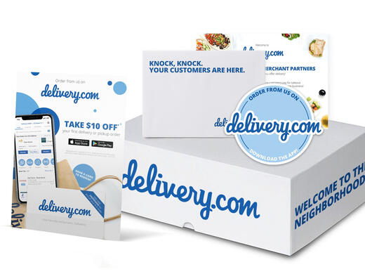 Restaurant & Driver Kits- Concept and copywriting for collateral and physical marketing strategy for Shopify store and branded kits for Restaurants & Local delivery.com Market Operators. These help market the brand in storefronts. Design: Jessica Craft