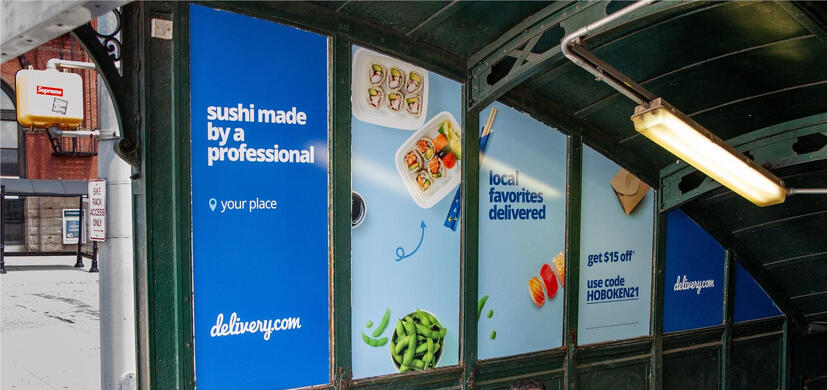 App Download Campaign- Creative was featured on geo targeted PATH Trains, LinkNYC kiosks, email, social media, and on-site banners. Campaign Concept: Caroline Hass Design: Jessica Craft